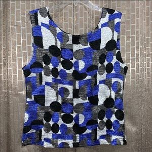 VINTAGE Casual Corner Top XL